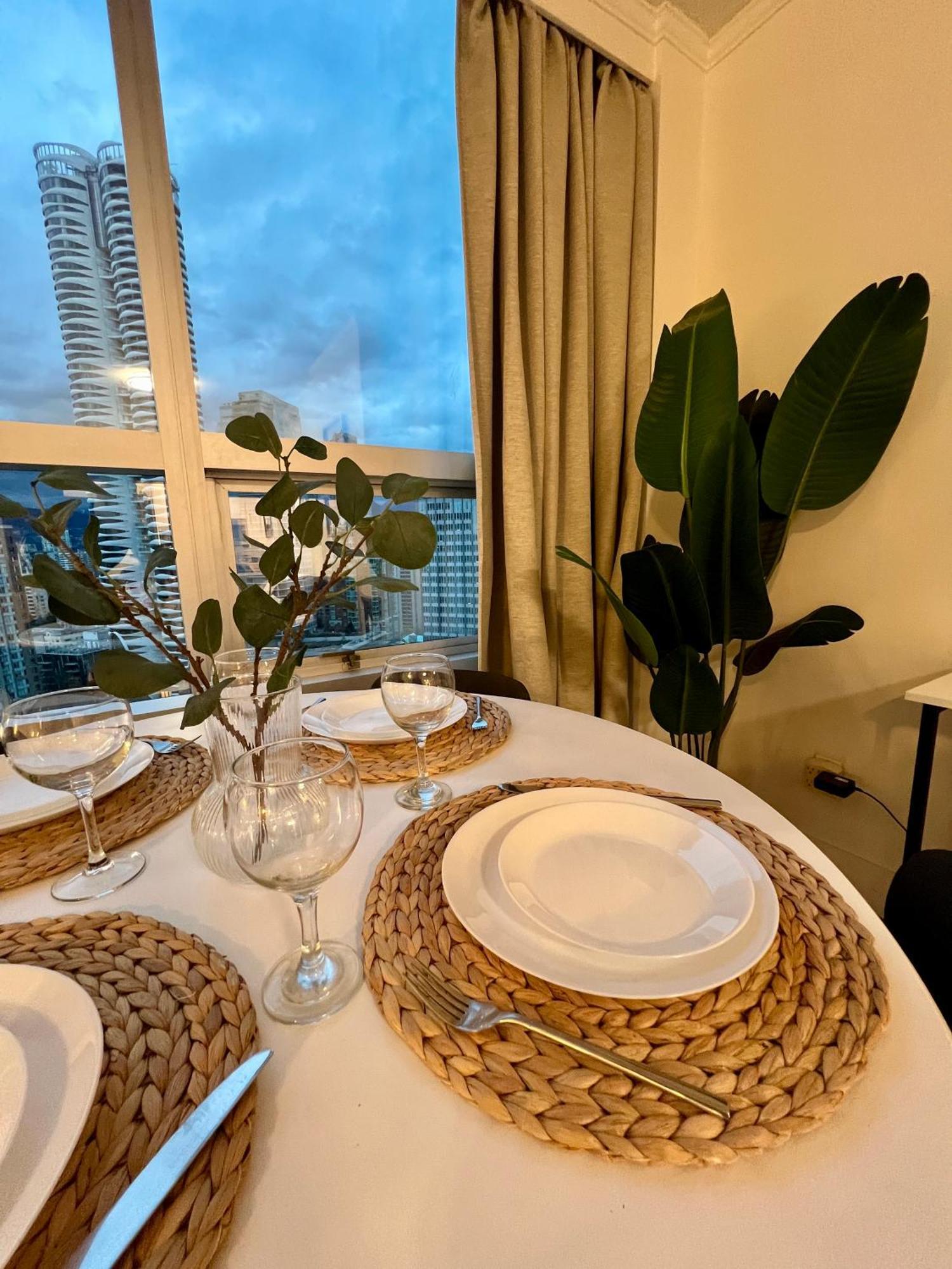 Stunning Skyline Views In A Cozy And Stylish Abode Appartement *