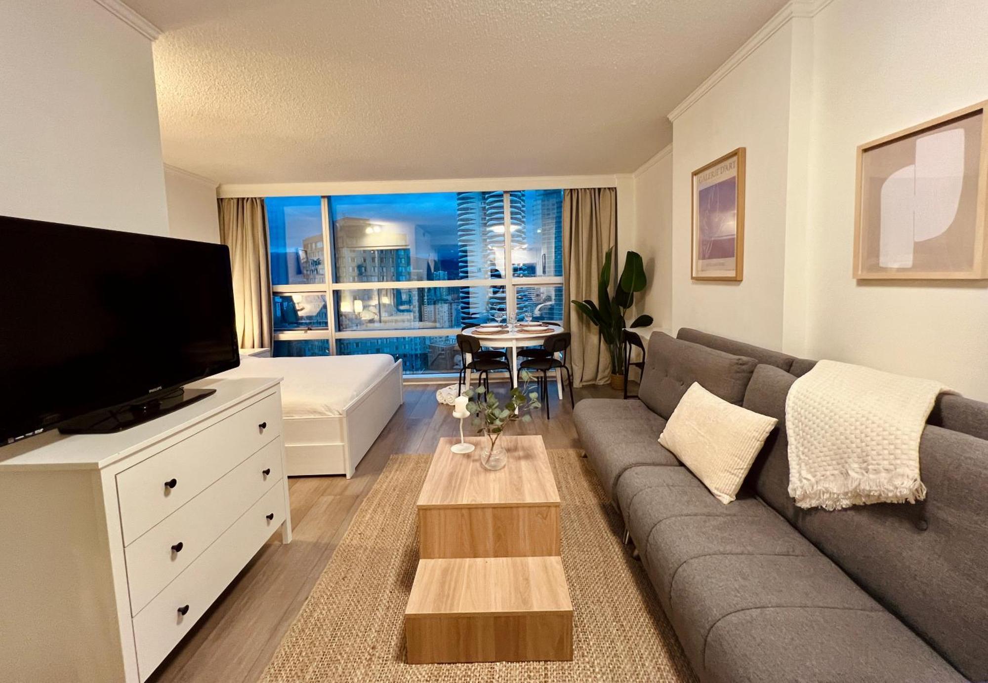 Appartement Stunning Skyline Views In A Cozy And Stylish Abode *